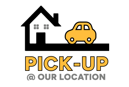 Pick up at our location