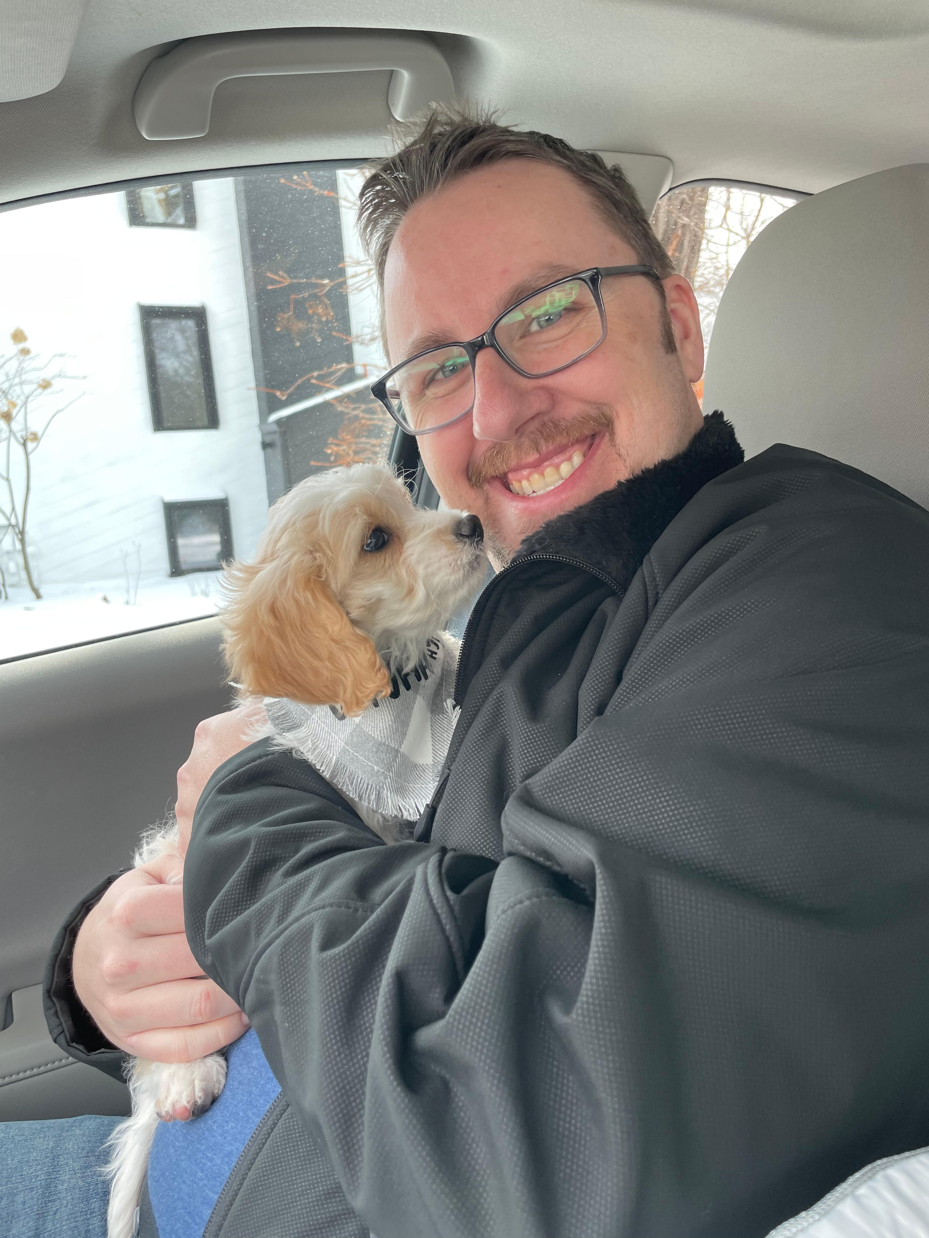 Happy Cavapoo Baby