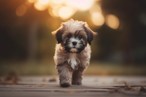 Shih Poo Being Cute