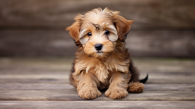 Yorkie Poo Being Cute