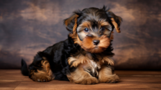 Yorkie Poo Being Cute